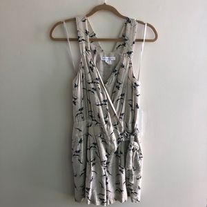 BCBG Dog Print Romper